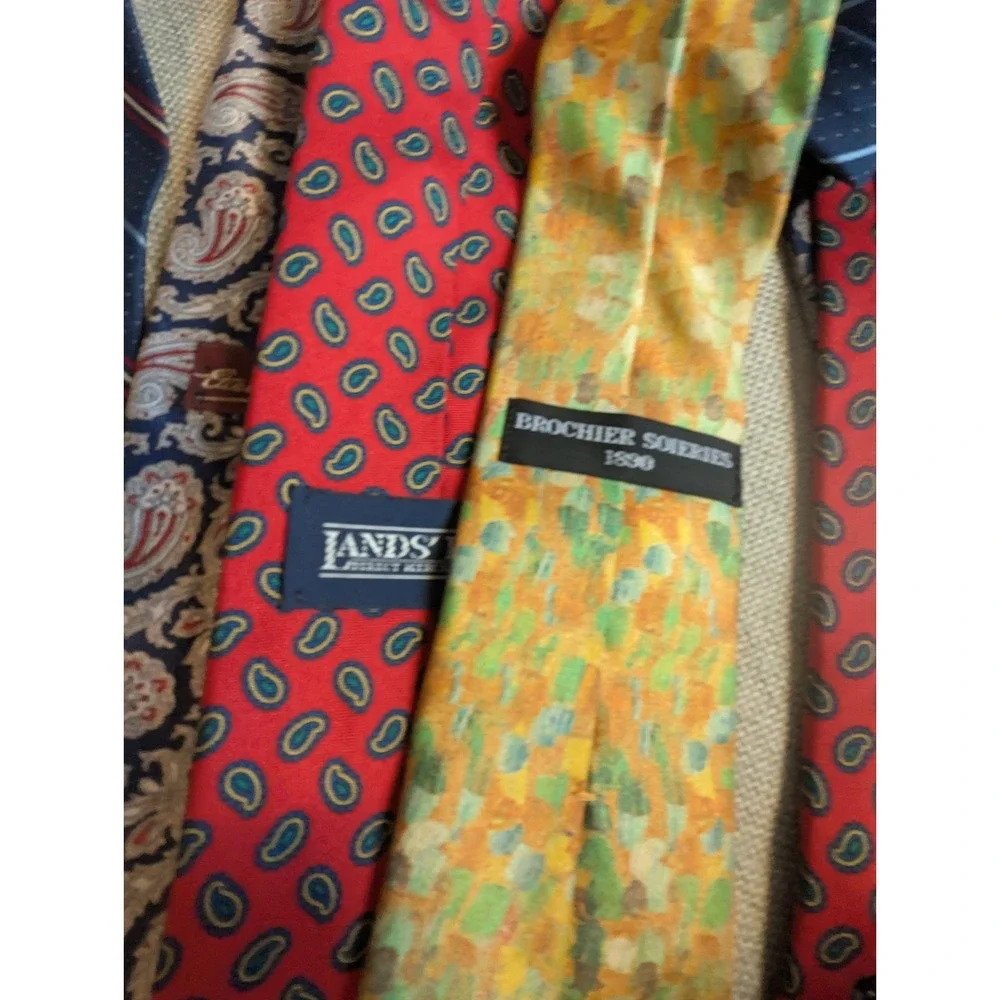 10 Pcs Neckties Lot Mix Wear‎ w/ Dior, Tommy Etc